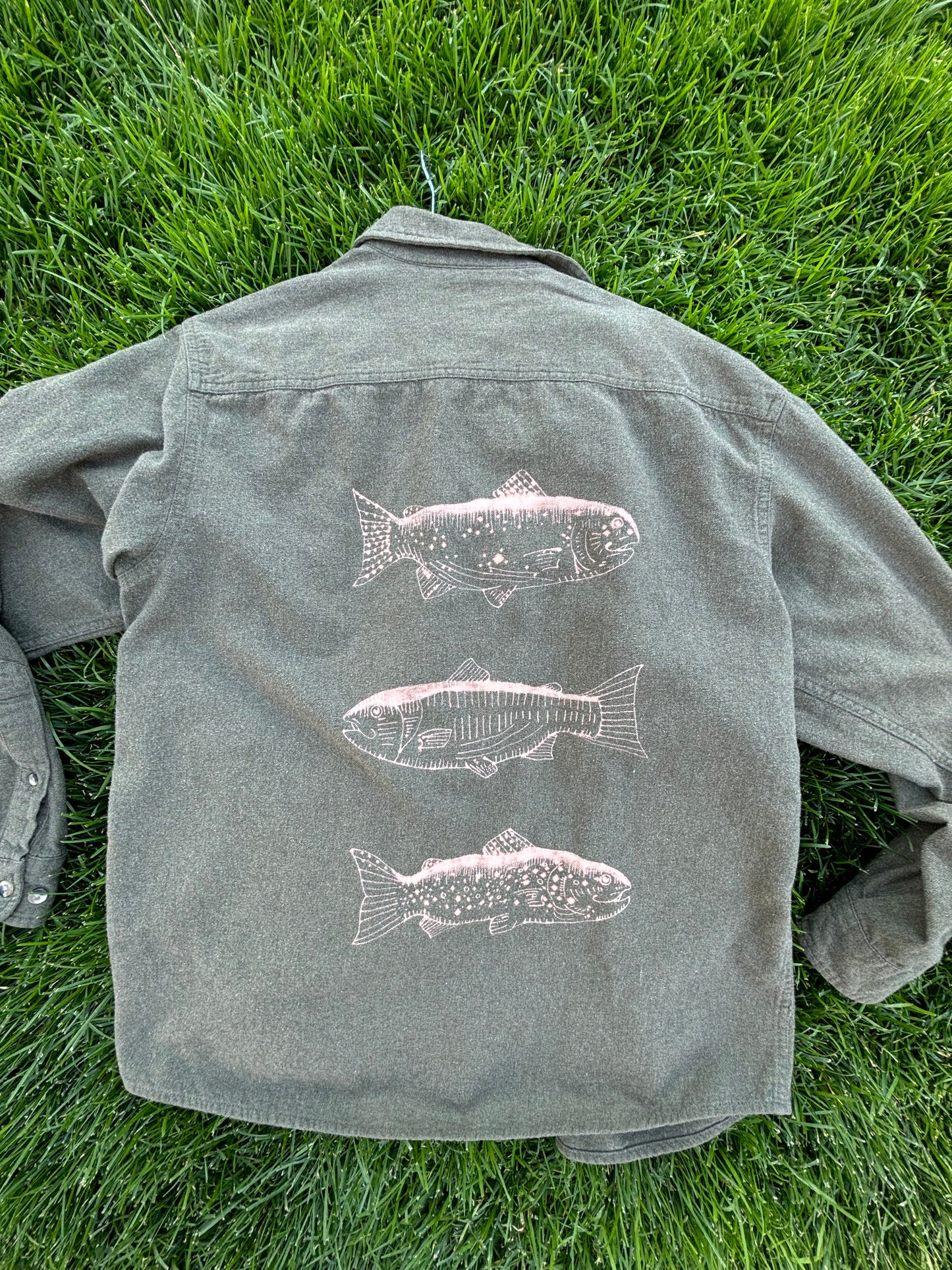 Three Fish Button-Up